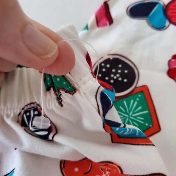 NWOT Kate Spade "Holiday Cookies" Soft Christmas Pajama 2-pc Set Sz L Pyjamacore - Picture 10 of 12